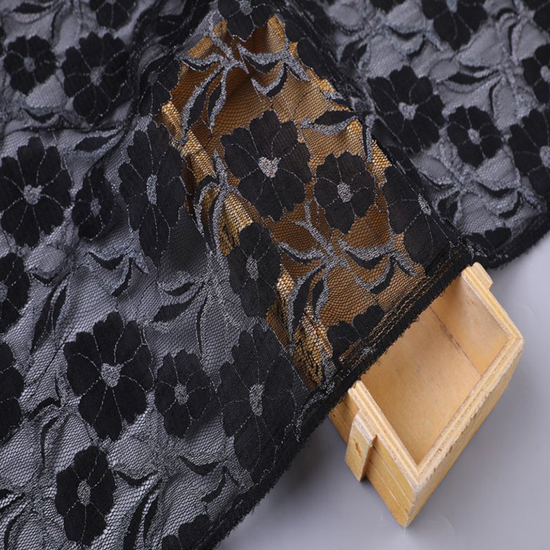 Lace Fabric Lurex Bridal Nylon Warp Knit for Lingerie Wholesale Suppli 7